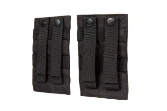Panneaux velcro MOLLE - noir