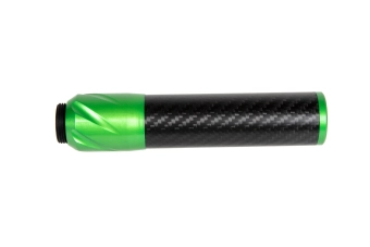 Silenciador de carbono DSL2 36x150mm - Verde