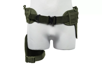 Ceinture tactique Laser-Cut avec panneau de cuisse - vert olive