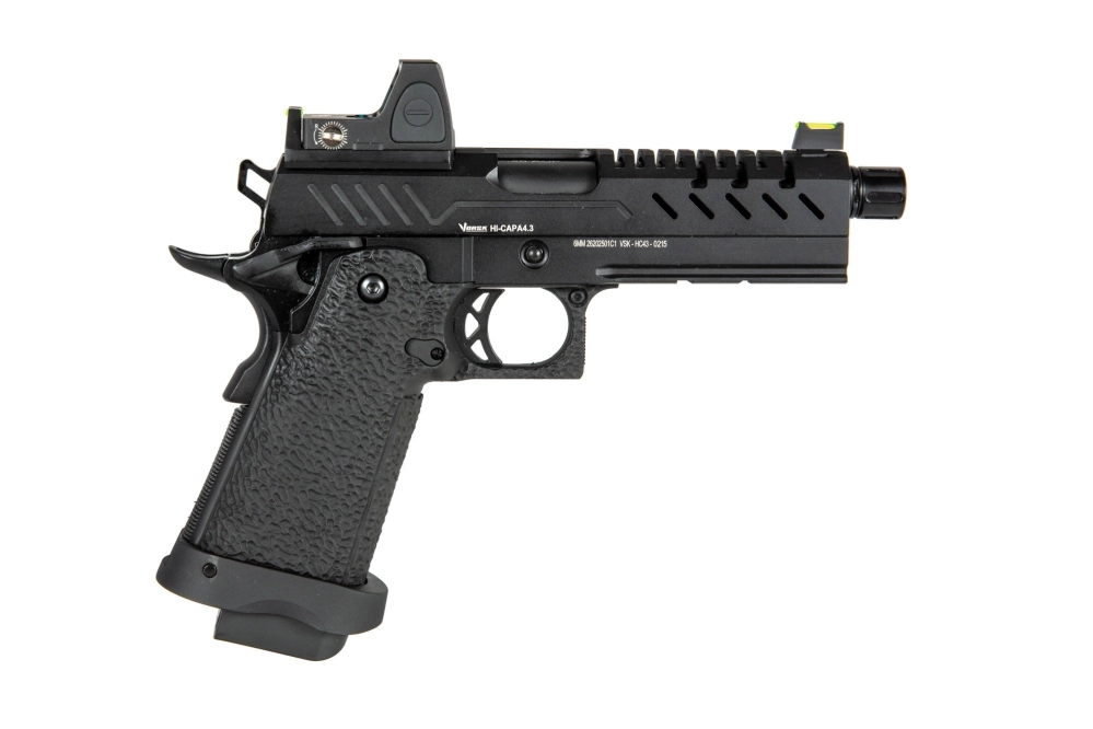 Pistola de airsoft Vorsk hi-capa 4.3 BDS - negro
