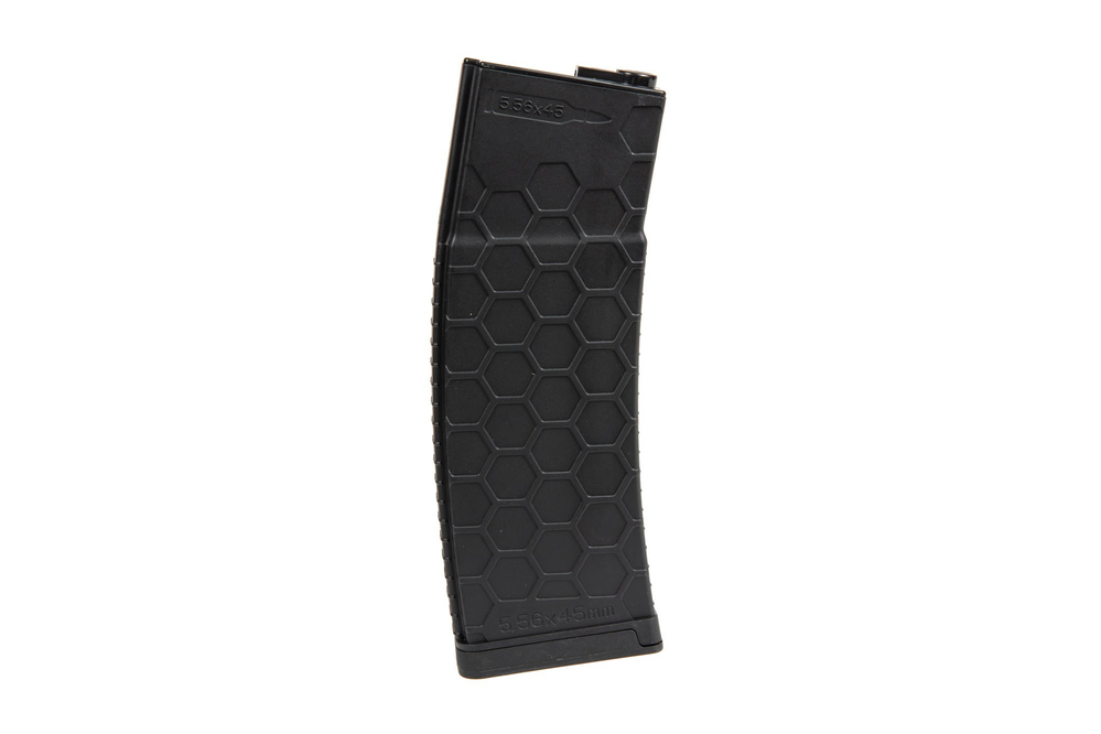 Long chargeur mid-cap 200 billes pour répliques M4/M16 - noir