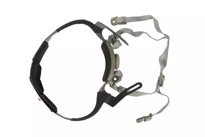 Retention and lining for helmets - gray