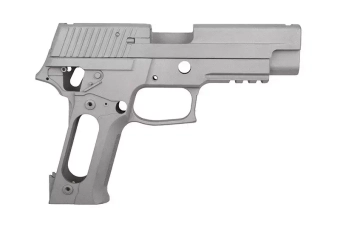 Esqueleto y cerradura para réplicas P226 - plata