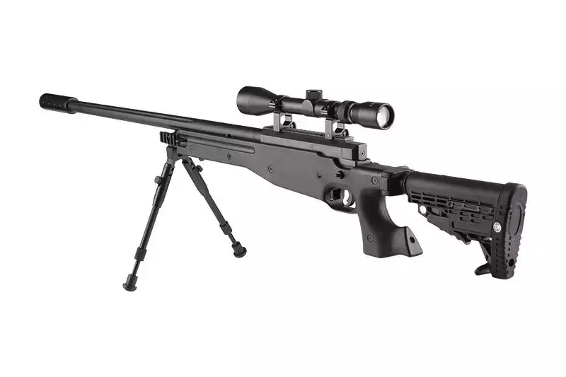 Airsoft pušky odstřelovací puška MB14D - s dalekohledem a dvojnožkou