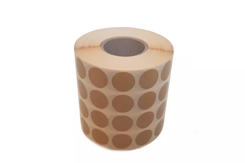 Autocollants de bouclier IPSC 20mm - 8000 pcs. - brun