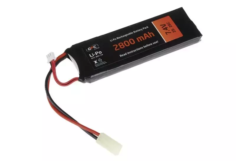 LiPo 7,4V 2800mAh 25/50C battery