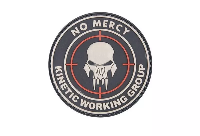 Parche 3D - NO MERCY - GRUPO DE TRABAJO KINÉTICO - Negro