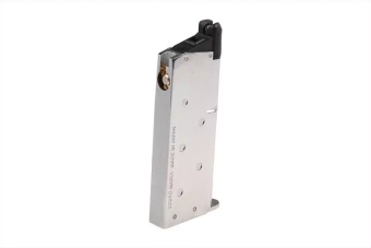 Magazynek gazowy 18 kulek do repliki pistoletu DTS.45 Combat Master - srebrny