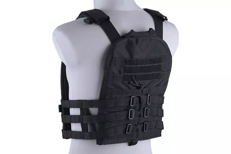 Vesta plate carrier s odnímatelným panelem - černá