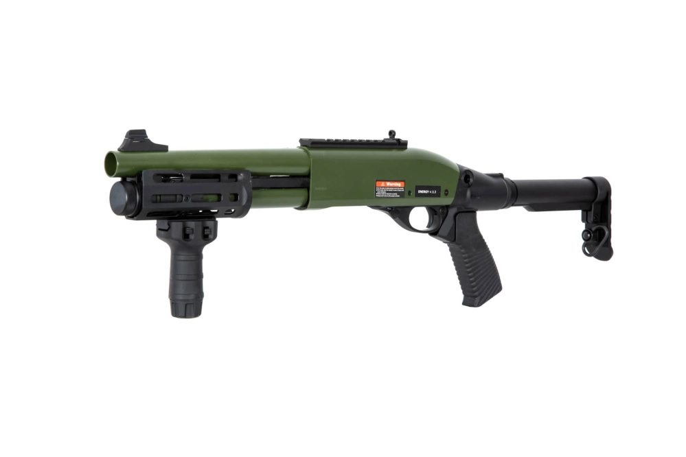 Airsoft brokovnice VELITES FERRUM S-III - olivový