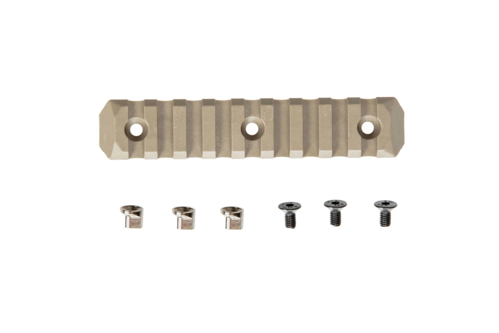 9-slot ERS ™ KeyMod rail - Dark Earth
