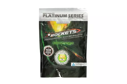 Billes biodegradable 0.36g Rockets Platinum 1 kg