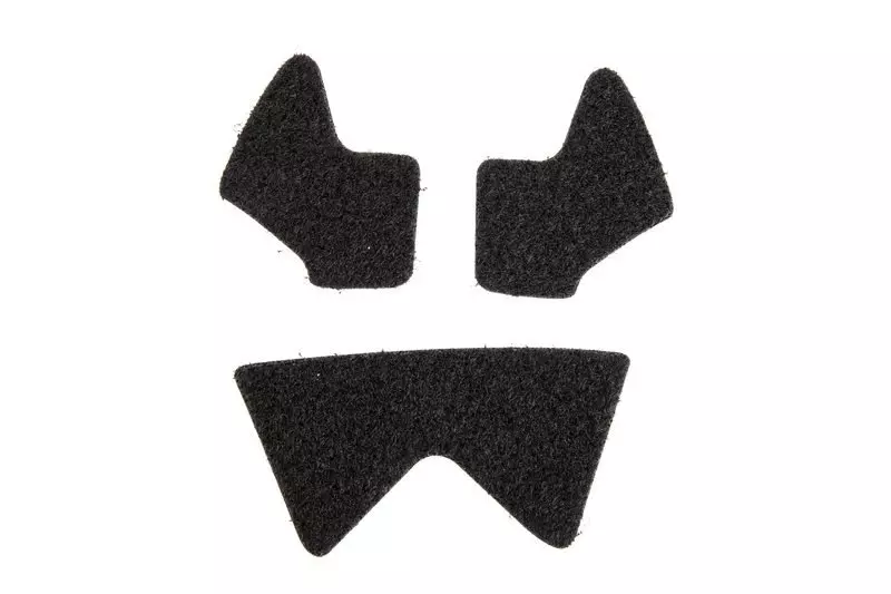 Set of Maritime MH Helmet Hook and Loop Fasteners - Black