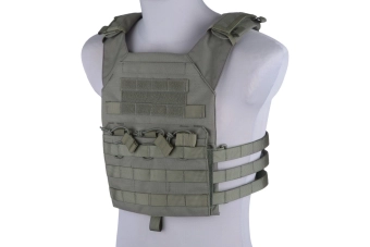 Rush Plate Carrier Tactical Vest - Ranger Green