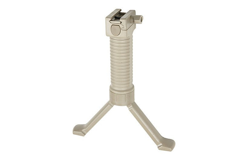 RIS tactical grip with bipod - tan