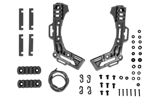 Kit de raíl para casco FMA Ballistic Rail 3.0 Retrofit TB1392 Negro