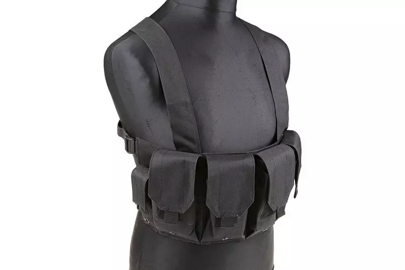 Kamizelka taktyczna typu Chest Rig - czarna