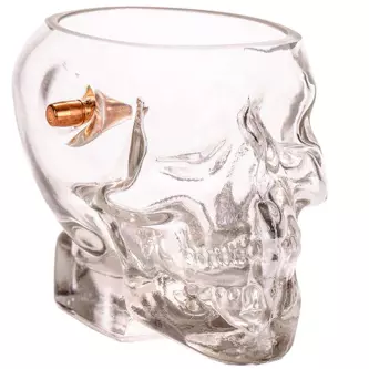 Glass for Whiskey with .308 - Headshot