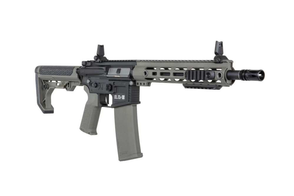 Karabinek ASG Specna Arms SA-F05-RL FLEX™ Light Ops Stock/ New Receiver HAL ETU™ Oliwkowy