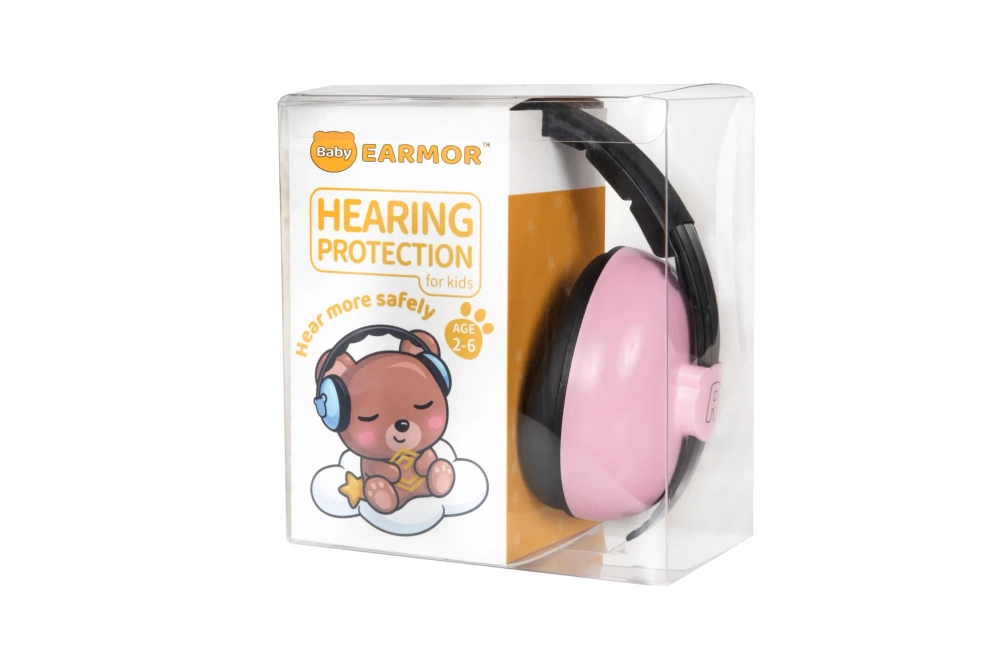 Protections auditives passives pour enfants - Rose