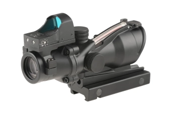 GreenFiber 4×32C + minispotting scope - zwart