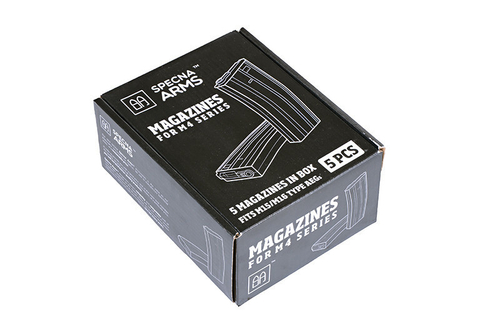 5pcs set - 30ord hi-cap magazine for M4/M16 - tan