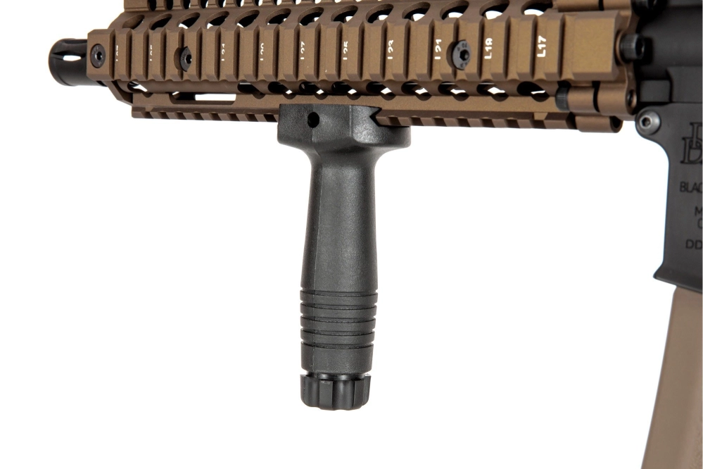 Airsoftová zbraň puškaka Daniel Defense® MK18 SA-E19 EDGE™ - Chaos Bronze