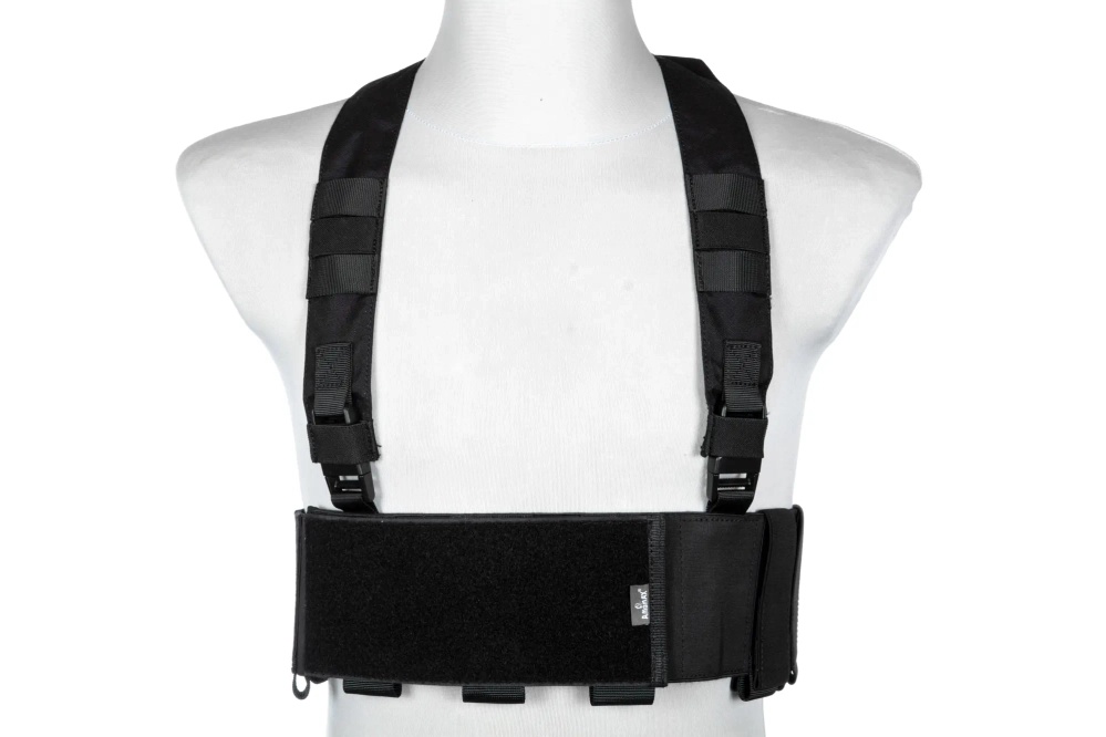 Nízkoprofilová chest rig - černá