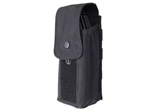 Single Pouch for 2 AK Magazines - Black
