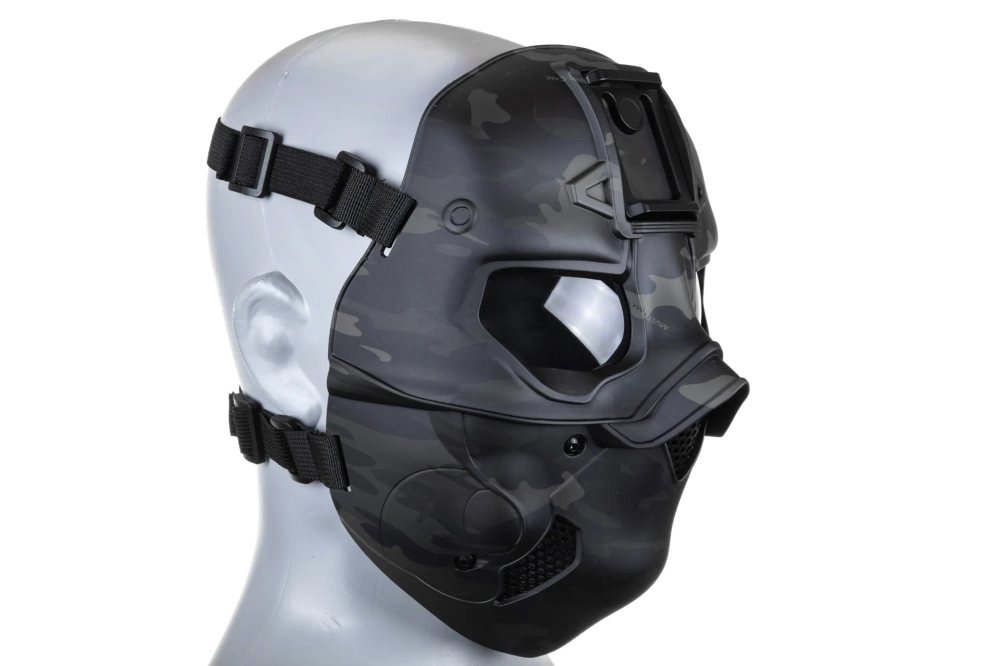 Maska Wosport Tactical Mask MC Black