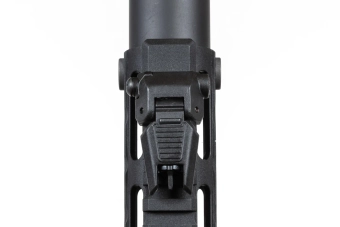 airsoft Specna Arms SA-FX02 FLEX™ HAL ETU samopal černý s oranžovým výmetným zařízením