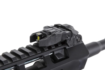 airsoft SRC DUAL POWER SR4 ZAROS Carabina GBB con cargador de gas red dotde