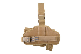 Panneau de cuisse modulaire avec holster - tan
