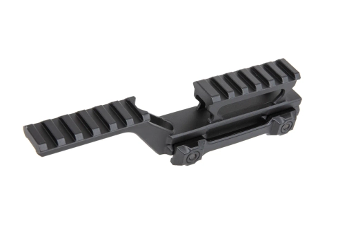 Medium RIS Wosport mount for collimators and PEQ/NGAL devices Black