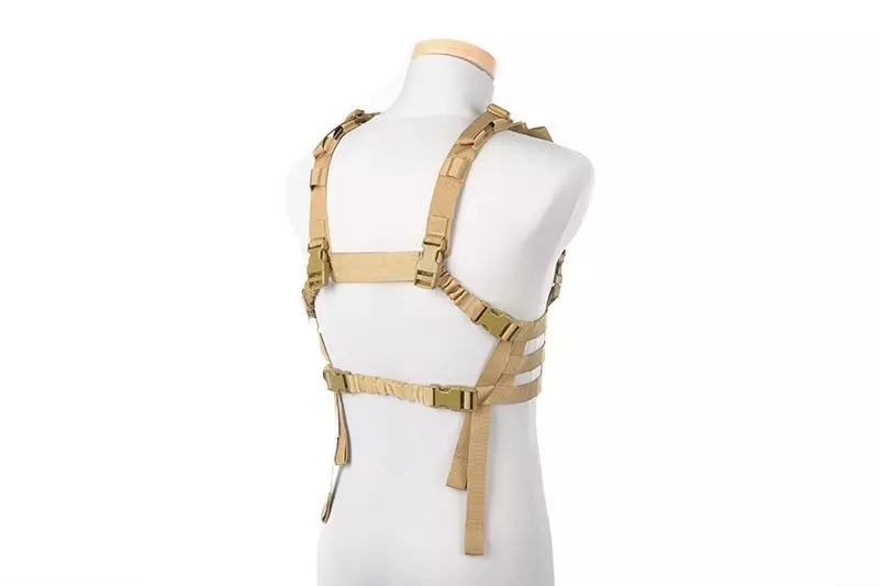 Kamizelka taktyczna Chest Rig typu Low Profile - Tan