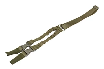 Dwupunktowy pas nośny Bungee - oliwkowy