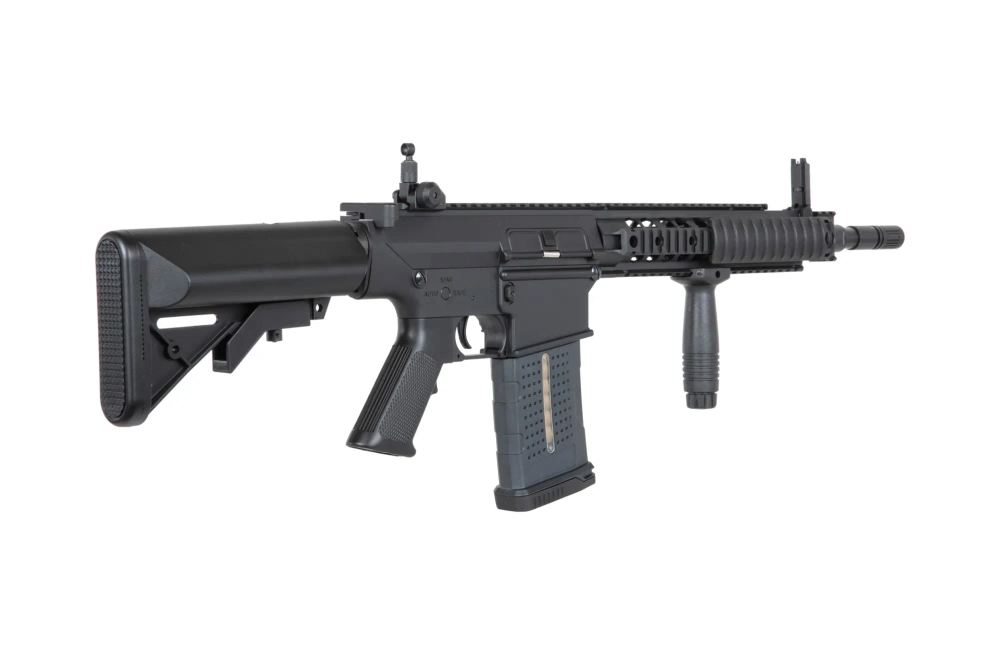 airsoft A&amp;K SR25K-P-N Rifle Selector Versión Polímero