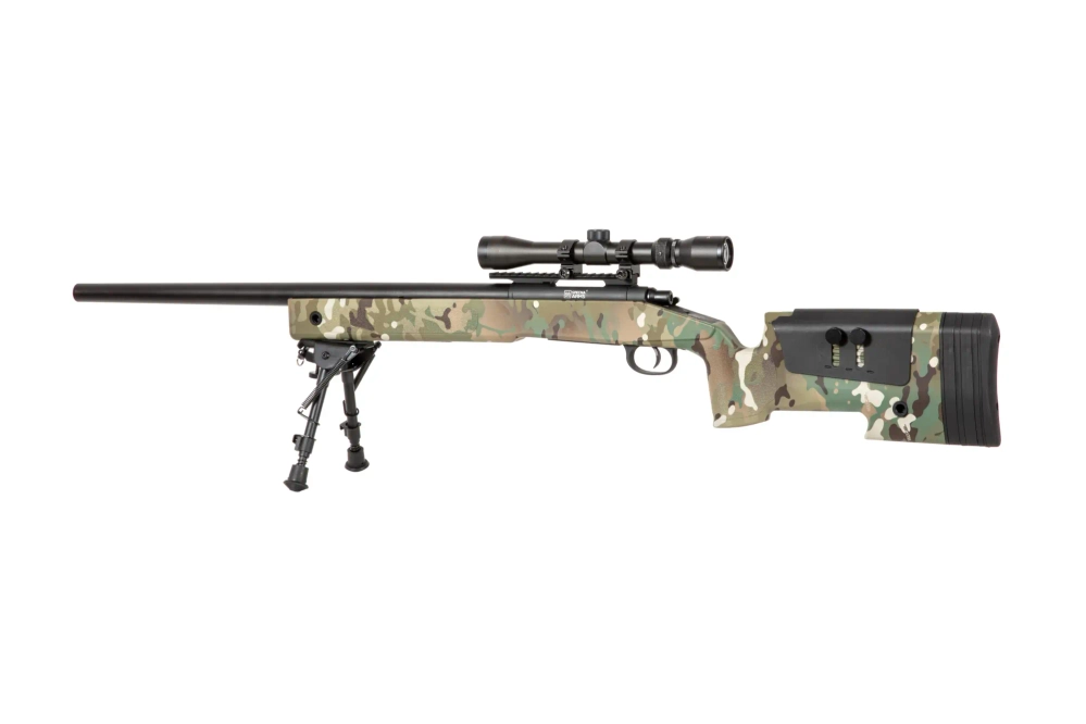 Réplique de fusil de précision SA-S02 CORE™ avec une lunette et un bipied - MC 