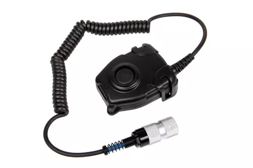 PTT typ Peltor pro vysílačku typu PRC 152/ 148 (pružinový kabel)