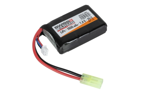 Akumulator Li-Po Swiss Arms 1600 mAh 7.4 V 25C Mini Tamiya
