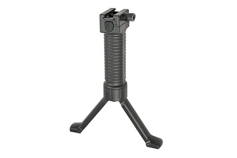 Vertical grip frontal con bípode - negro