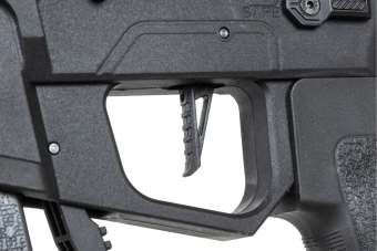 airsoft Specna Arms SA-FX02 Ametralladora FLEX™ HAL ETU Negra con dispositivo de descarga naranja