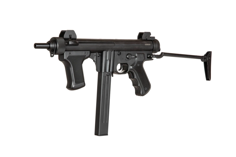 Ametralladora de airsoft M12S - Negro