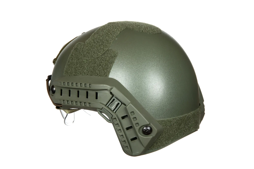 Replika přilby X-Shield MH s brýlemi - olivová barva
