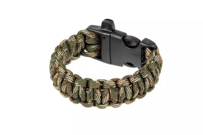 Pulsera de supervivencia (fastex) - camuflaje