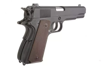 Pistola de airsoft M19Doble cañón - negro