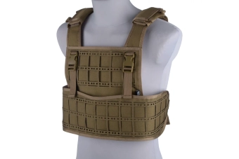 Light Laser-Cut Tactical Vest - Tan