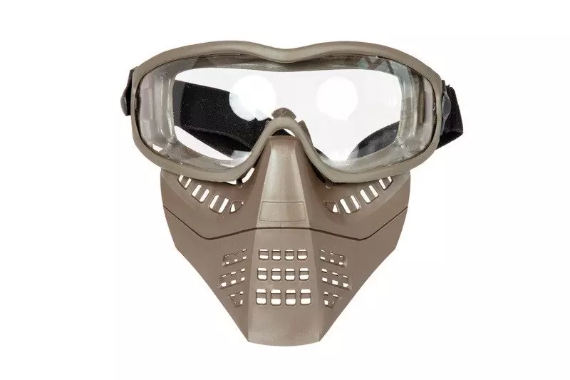 ANT mask with goggles - tan