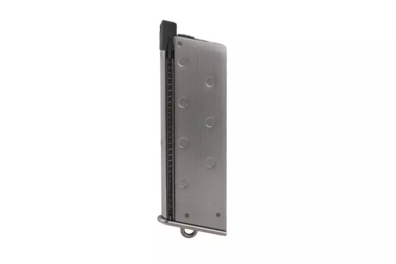 Chargeur gaz low-cap 15 balles pour répliques WE TT33 - argenté