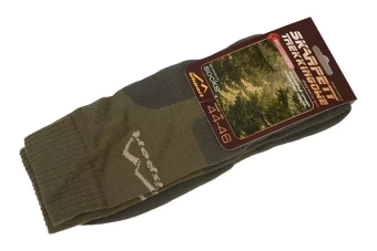 Chaussettes de trekking - multi-saisons (44-46) - vert olive